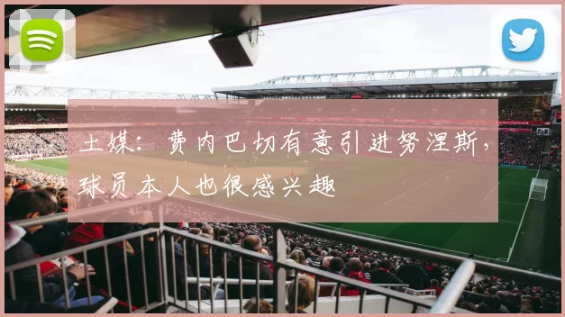 土媒：费内巴切有意引进努涅斯，球员本人也很感兴趣